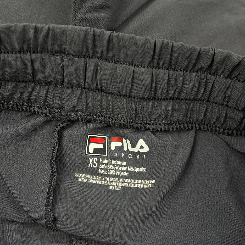Fila Sport Shorts - XS Black Polyester - Image 3