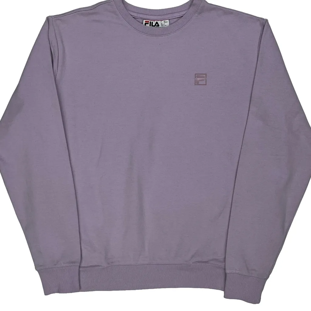 Fila Sweatshirt - Large Purple Cotton - Image 4