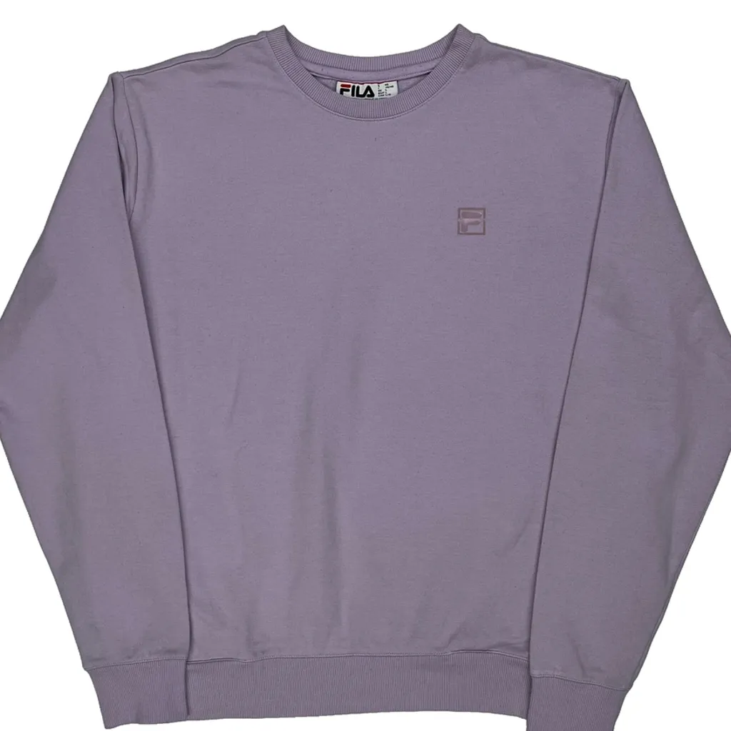 Fila Sweatshirt - Large Purple Cotton - Image 5