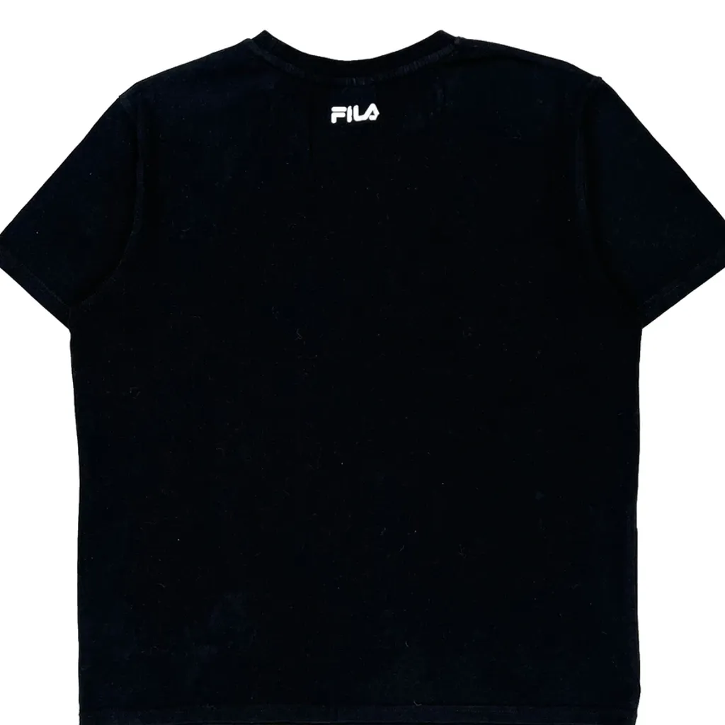 Fila T-Shirt - Medium Black Cotton - Image 6