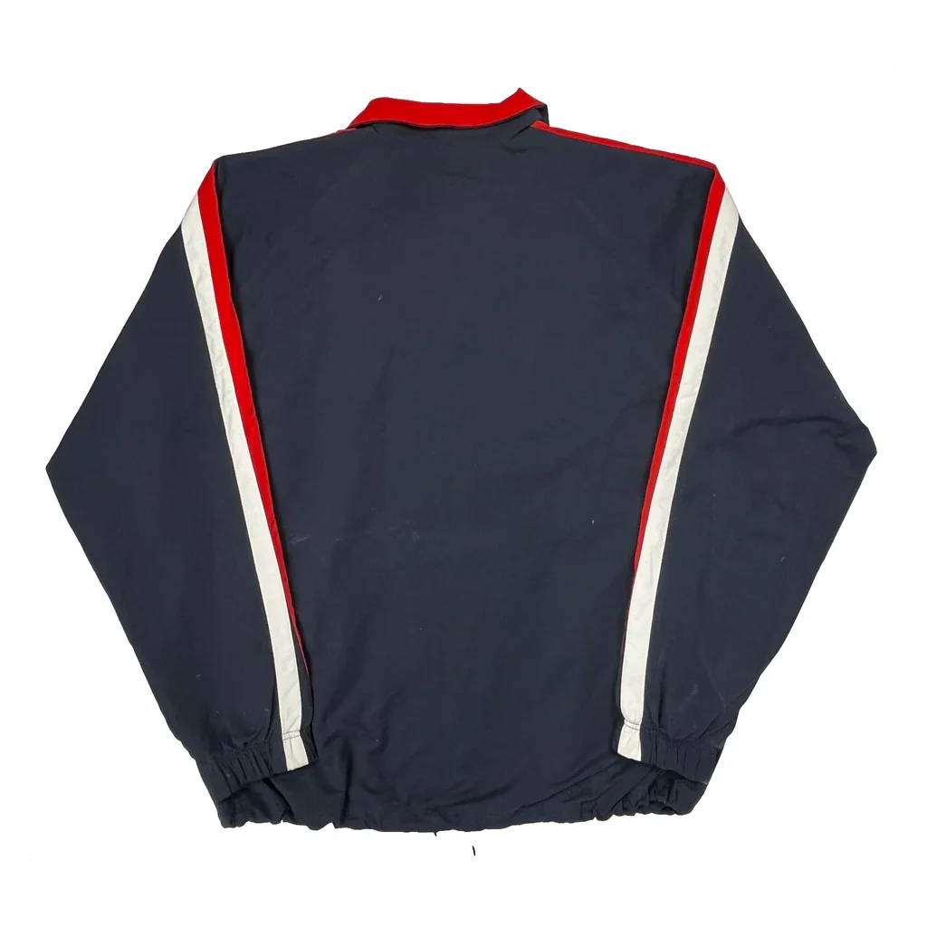 Fila Striped Track Jacket - XL Navy Polyester - Image 2