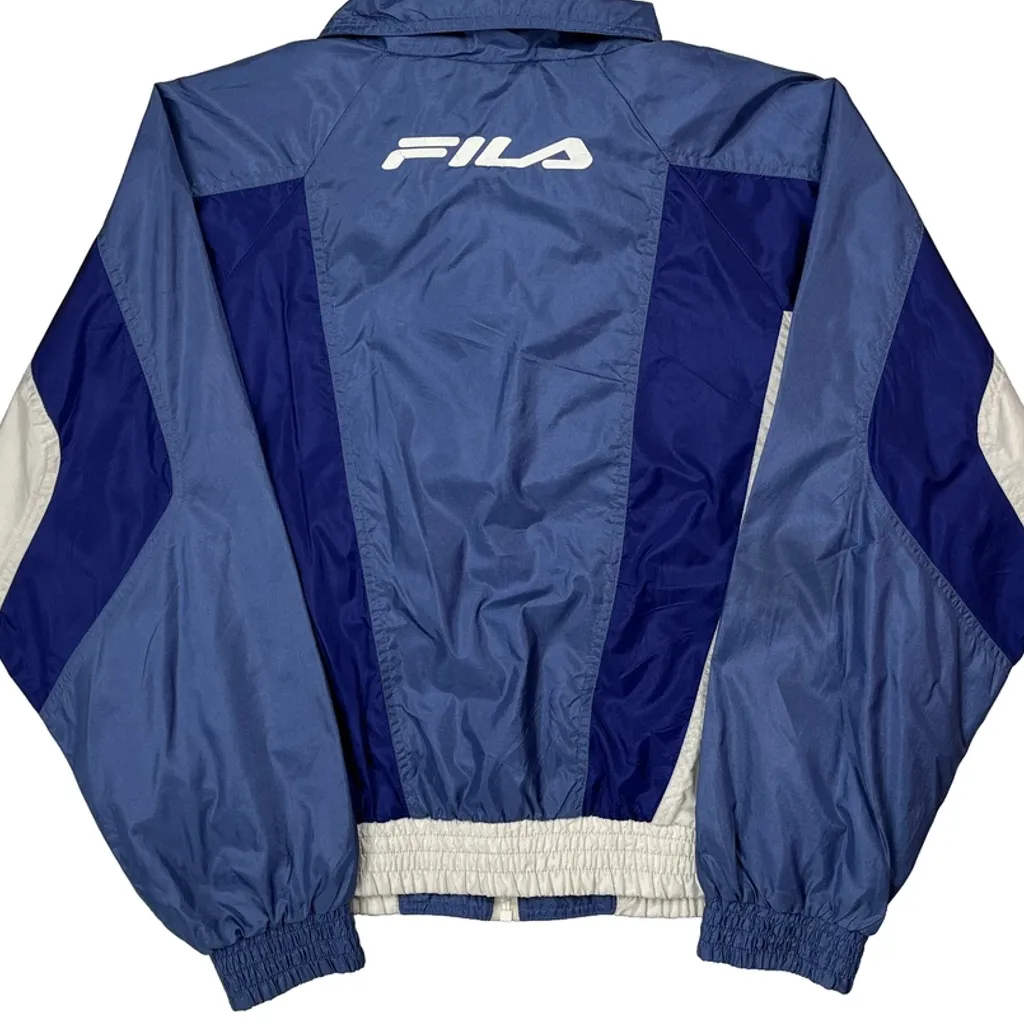 Fila Windbreaker - Medium Blue Nylon - Image 7
