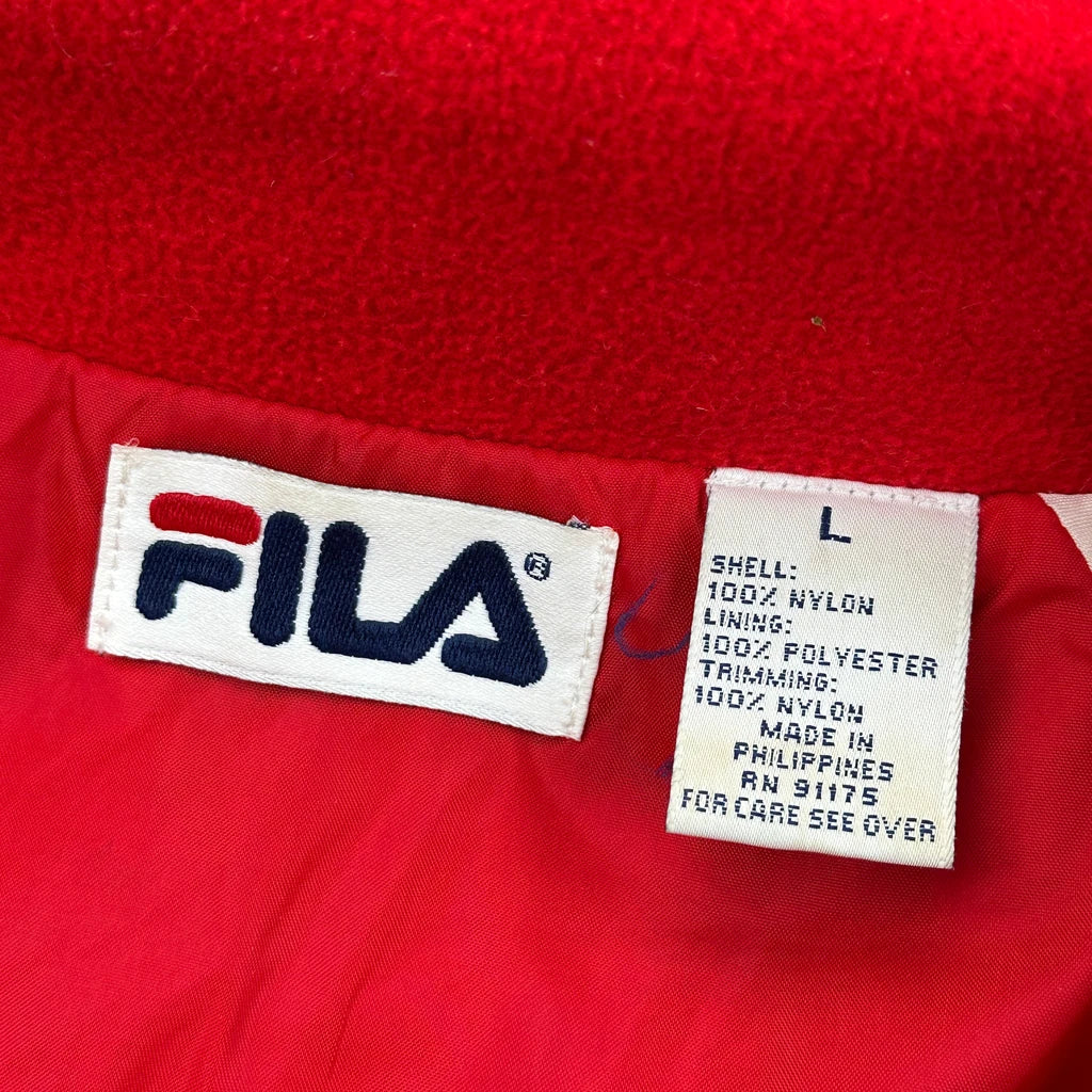 Fila Windbreaker - Large Navy Nylon - Image 3