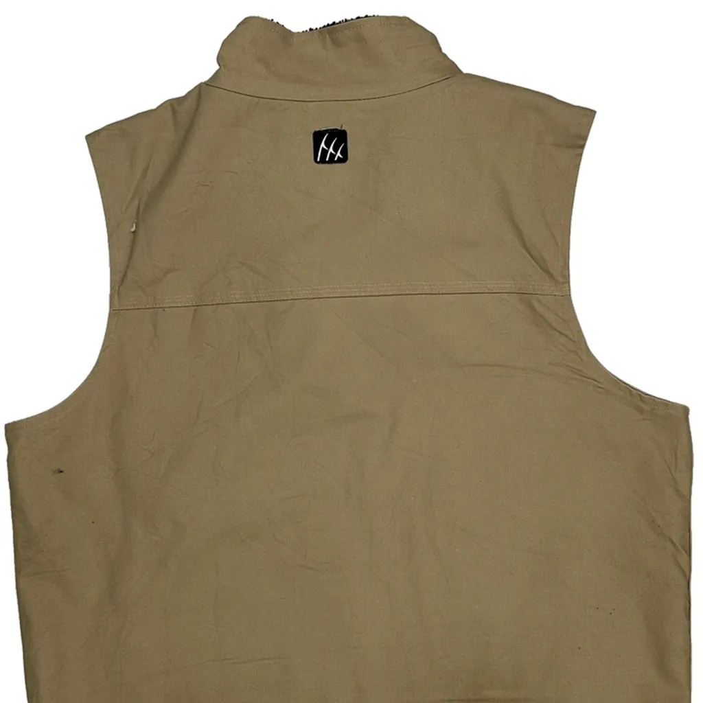 Fintech Workwear Vest - Large Beige Cotton - Image 7