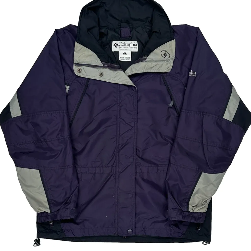 Fire Ridge Columbia Reversible Ski Jacket - Large Purple Nylon - Image 4
