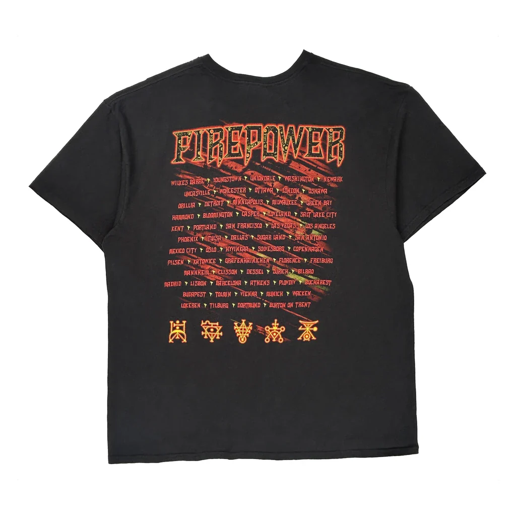 Firepower Delta Band T-Shirt - XL Black Cotton - Image 2