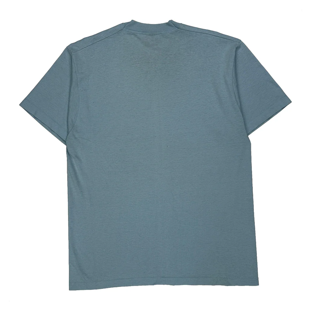 Fishing Humor Screen Stars T-Shirt - XL Blue Cotton Blend - Image 2