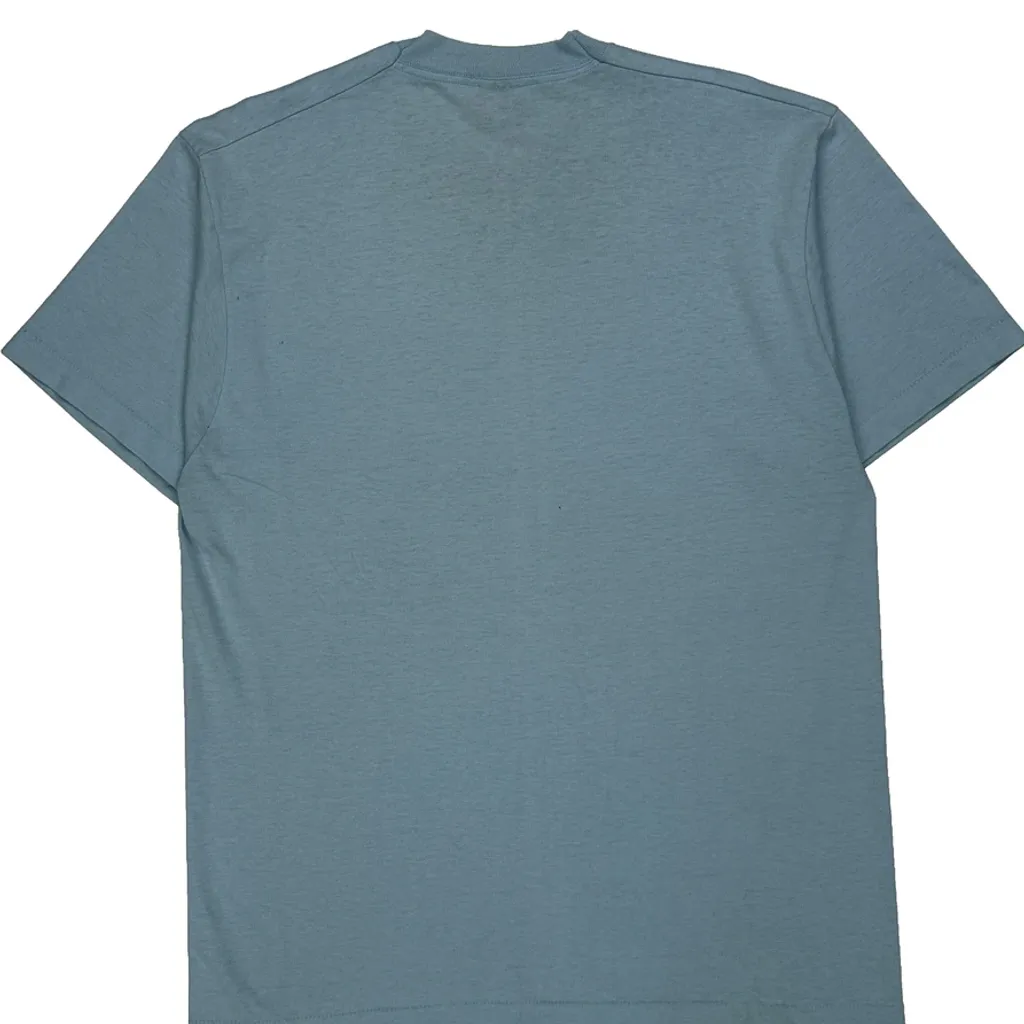 Fishing Humor Screen Stars T-Shirt - XL Blue Cotton Blend - Image 6