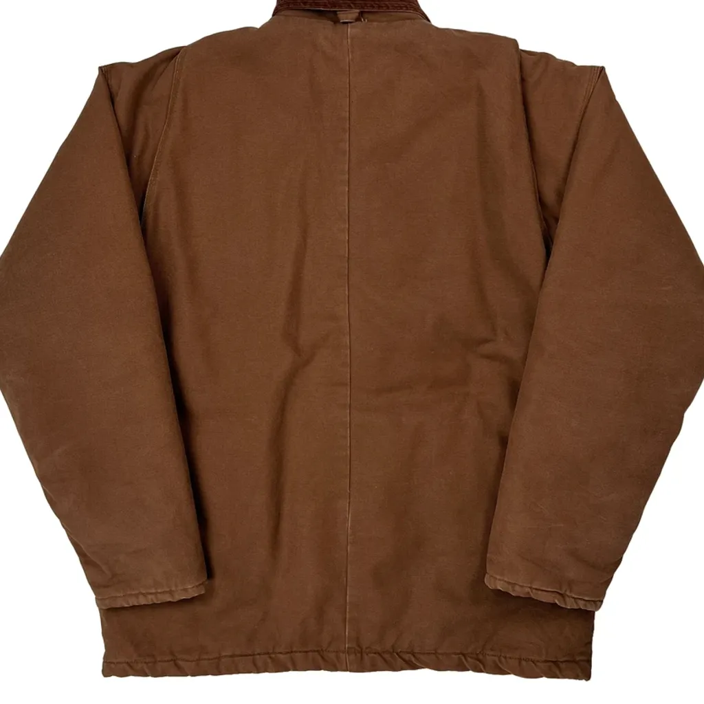 Five Brother Workwear Barn Chore Jacket - Large Brown Cotton - Image 7