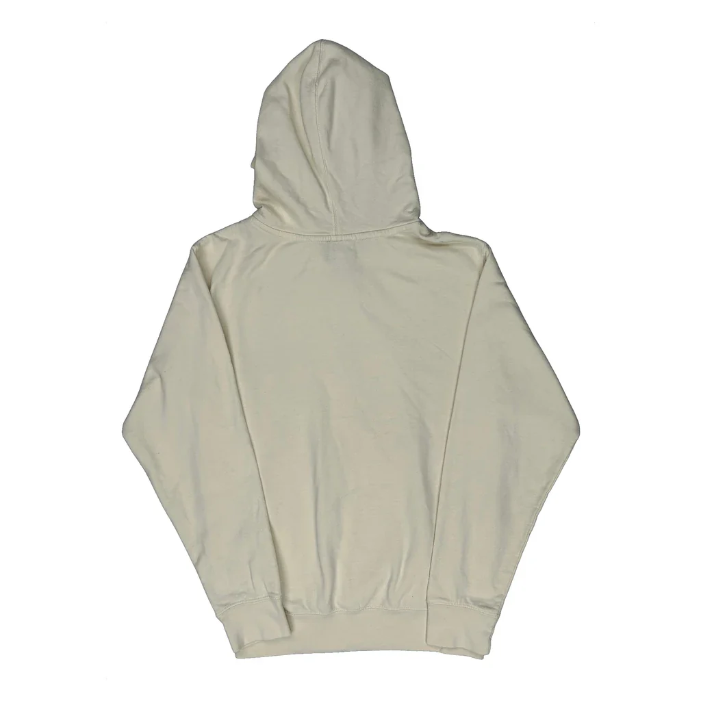 Flame Girl Thrasher Graphic Hoodie - XS Cream Cotton - Image 2