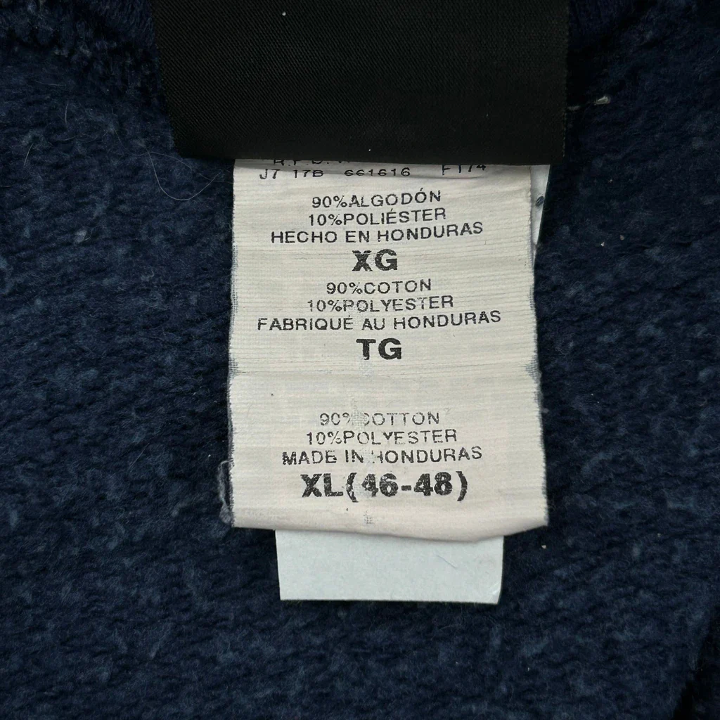 Flame Logo Thrasher Graphic Hoodie - XL Blue Cotton - Image 4