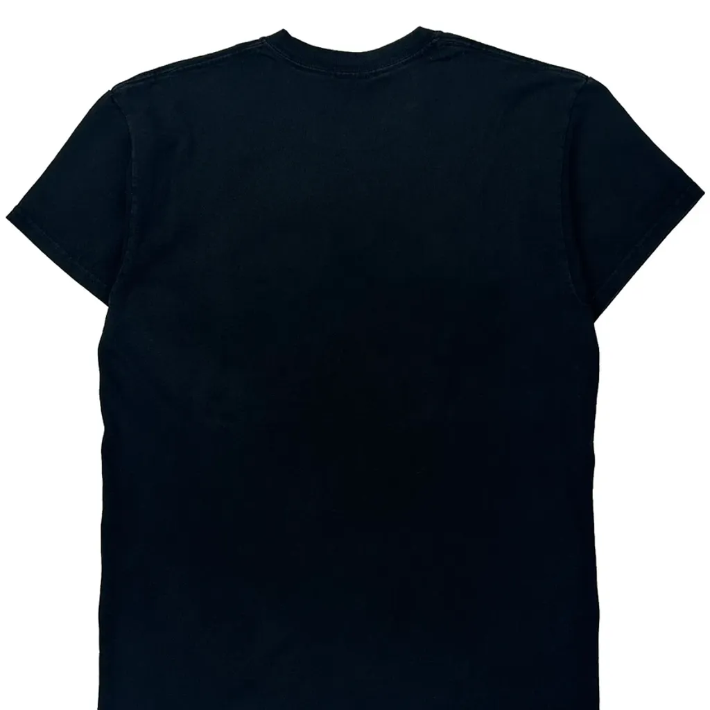 Flame Logo Thrasher Graphic T-Shirt - Medium Black Cotton - Image 8