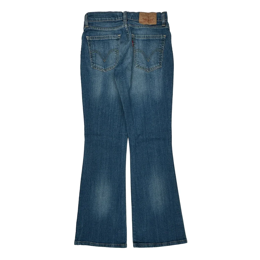Flared Levis Boot Cut Jeans - 26W US 2 Blue Cotton