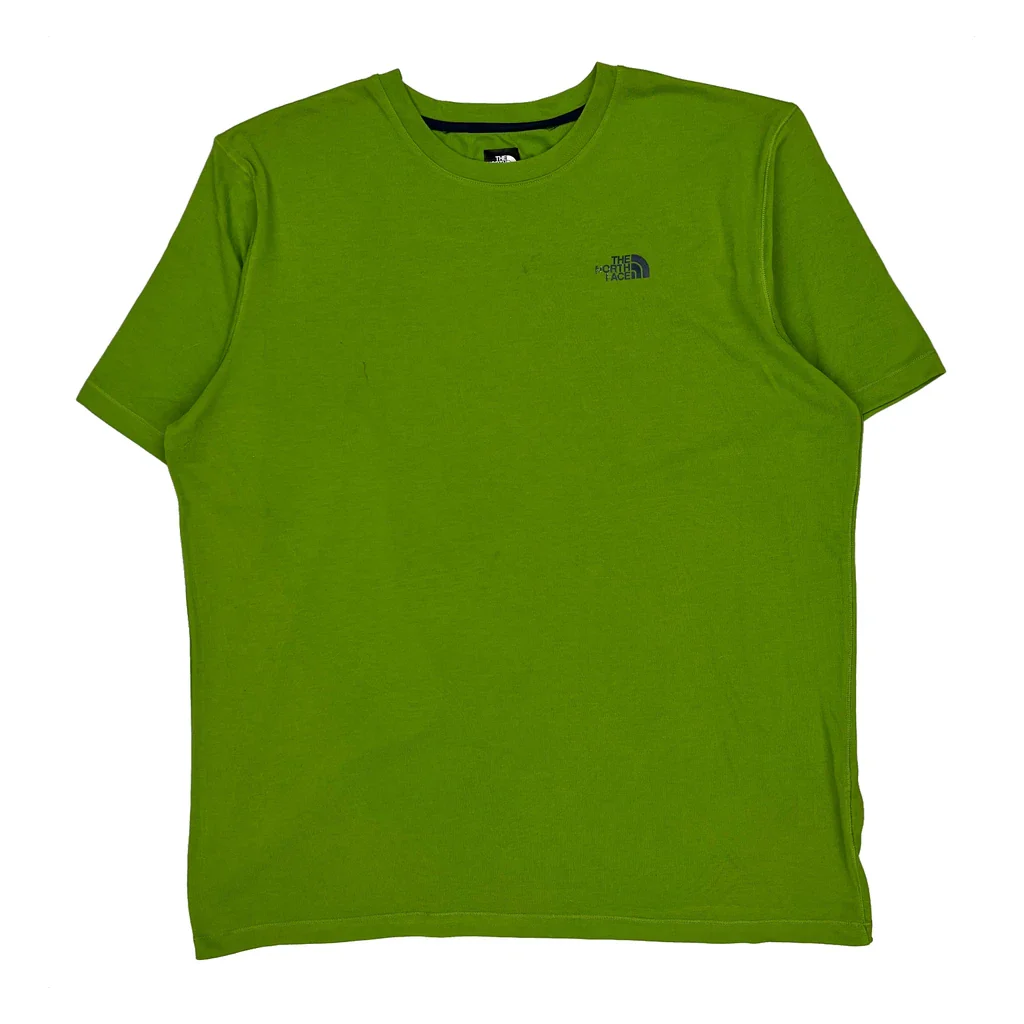 Flashdry The North Face T-Shirt - XL Green Cotton