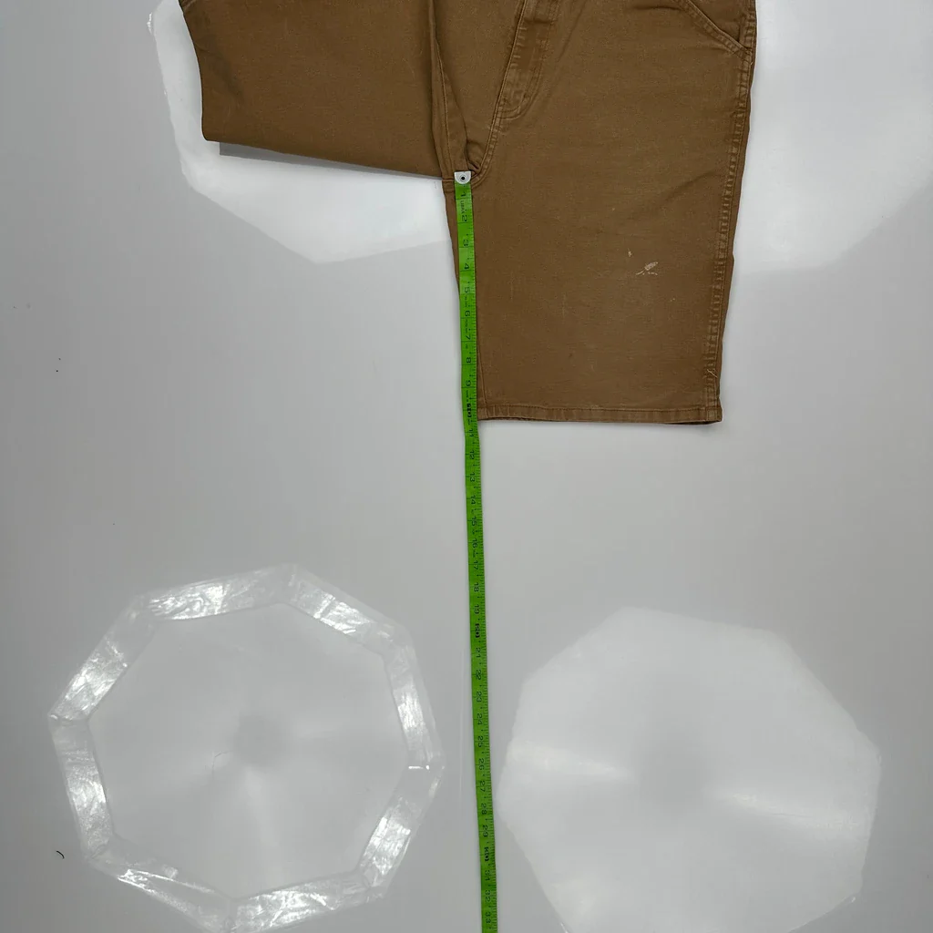Flex Dickies Carpenter Shorts - 35W 10L Brown Cotton - Image 5