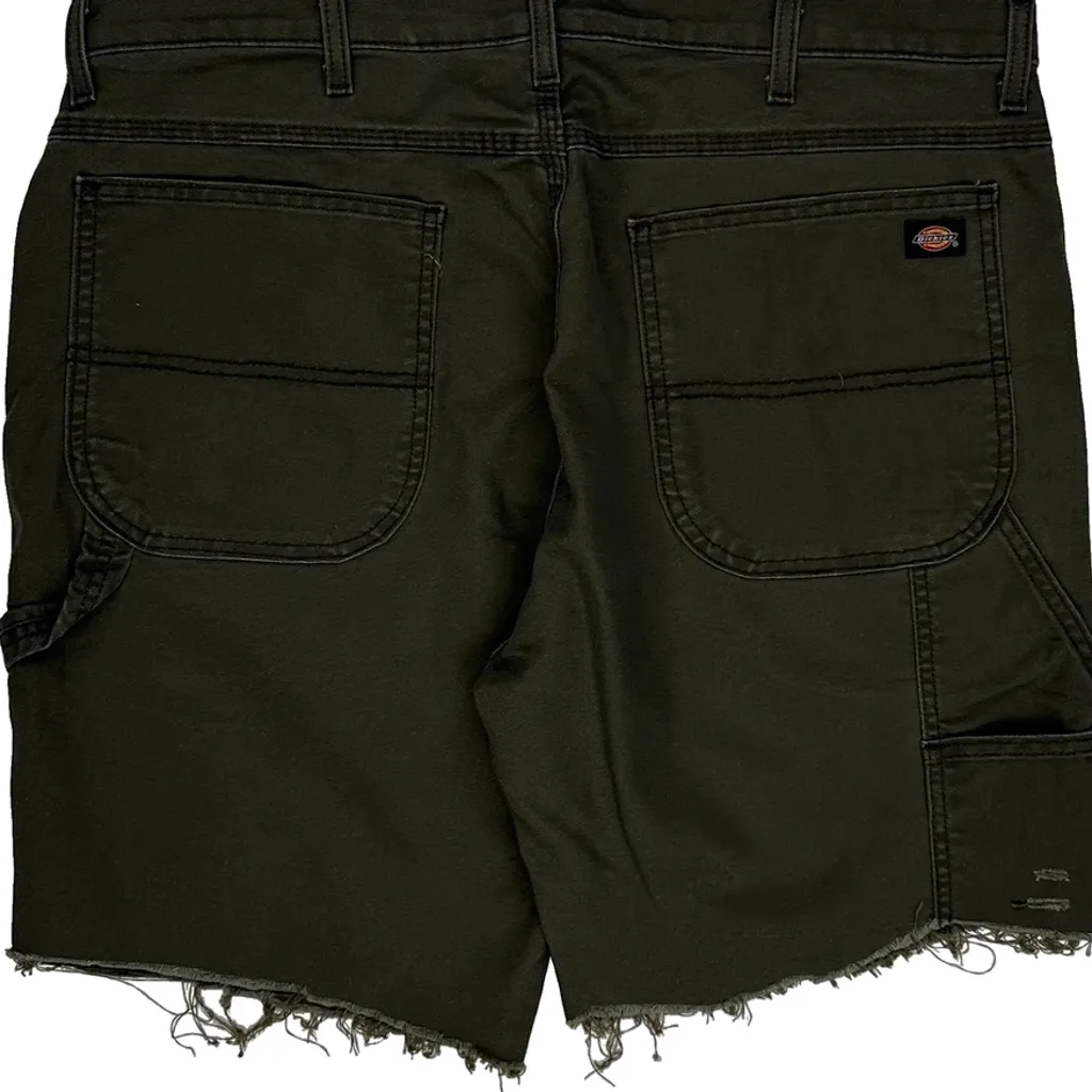 Flex Dickies Carpenter Shorts - 38W 10L Green Cotton Blend - Image 8