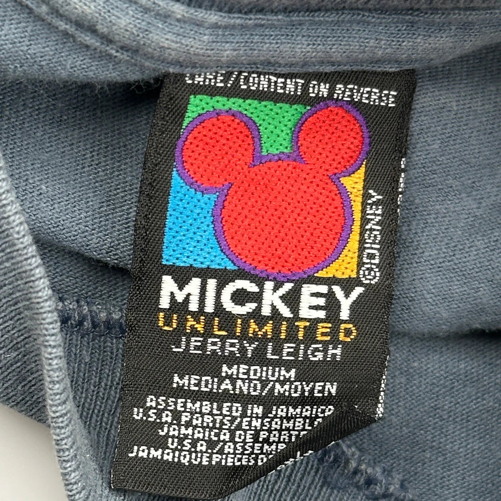 Florida Mickey Unlimited Cartoon T-Shirt - Medium Grey Cotton - Image 3