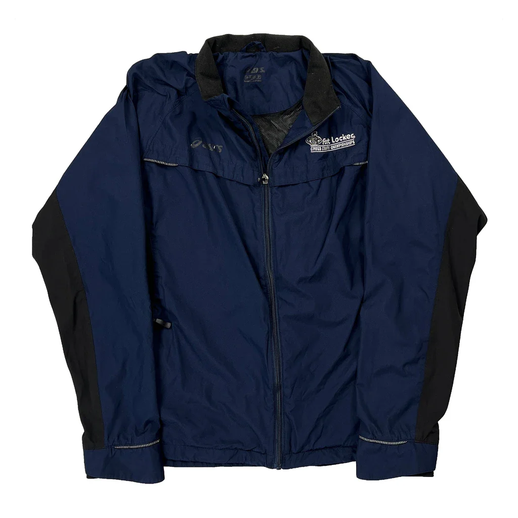Foot Locker Asics Windbreaker - Medium Blue Polyester