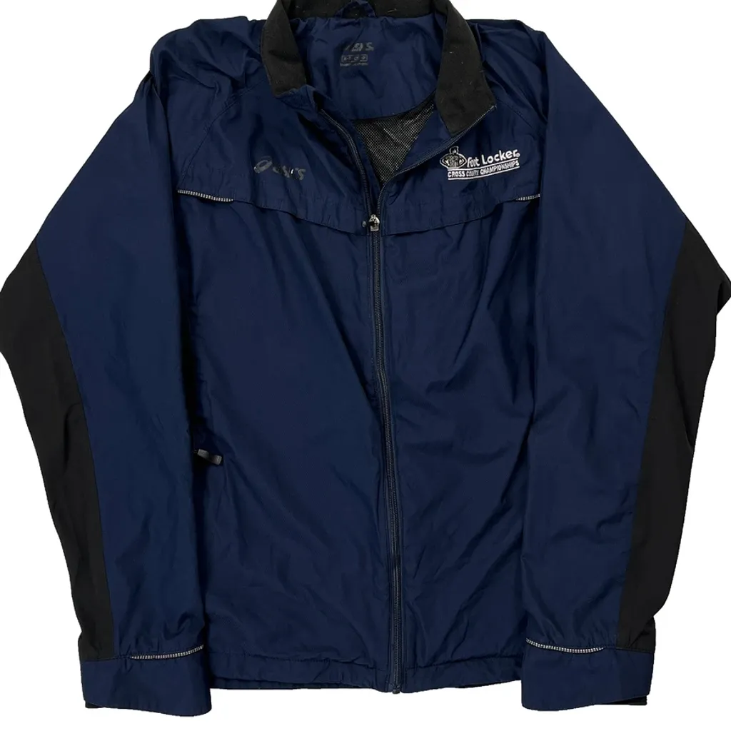 Foot Locker Asics Windbreaker - Medium Blue Polyester - Image 4