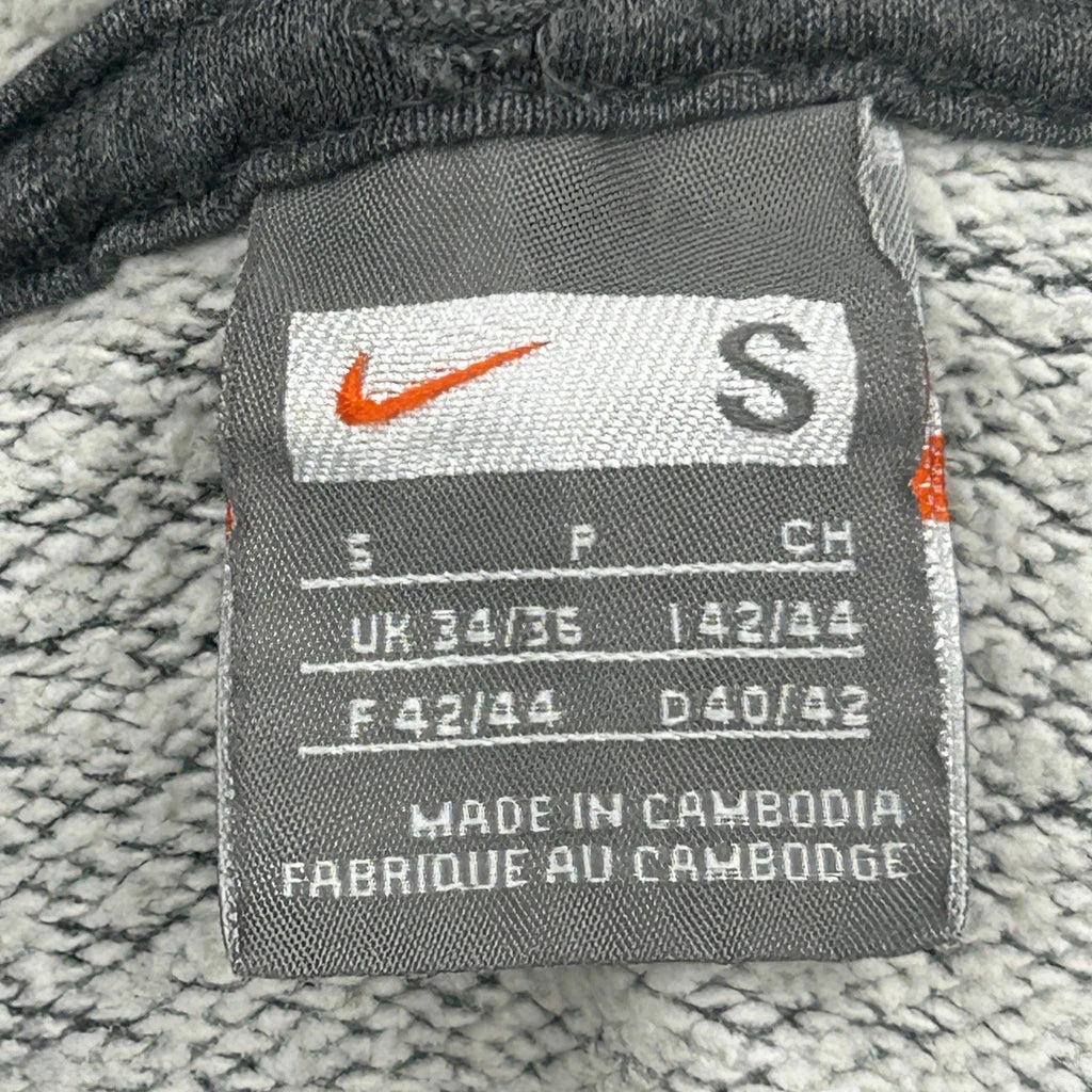 Football Design Nike Football Hoodie - Small Gray Cotton Blend - Image 3