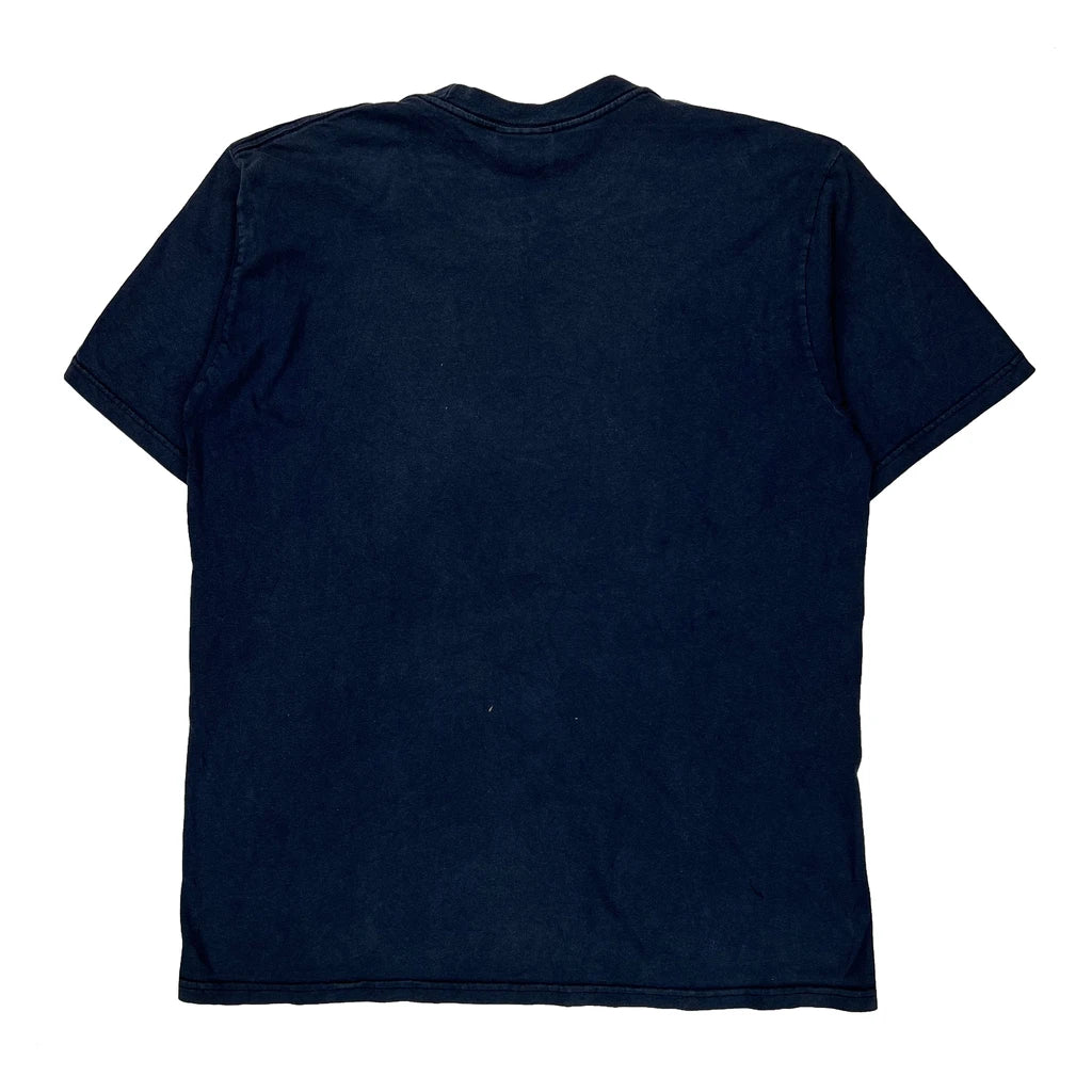 Football Nike Football T-Shirt - Large Blue Cotton - Image 2