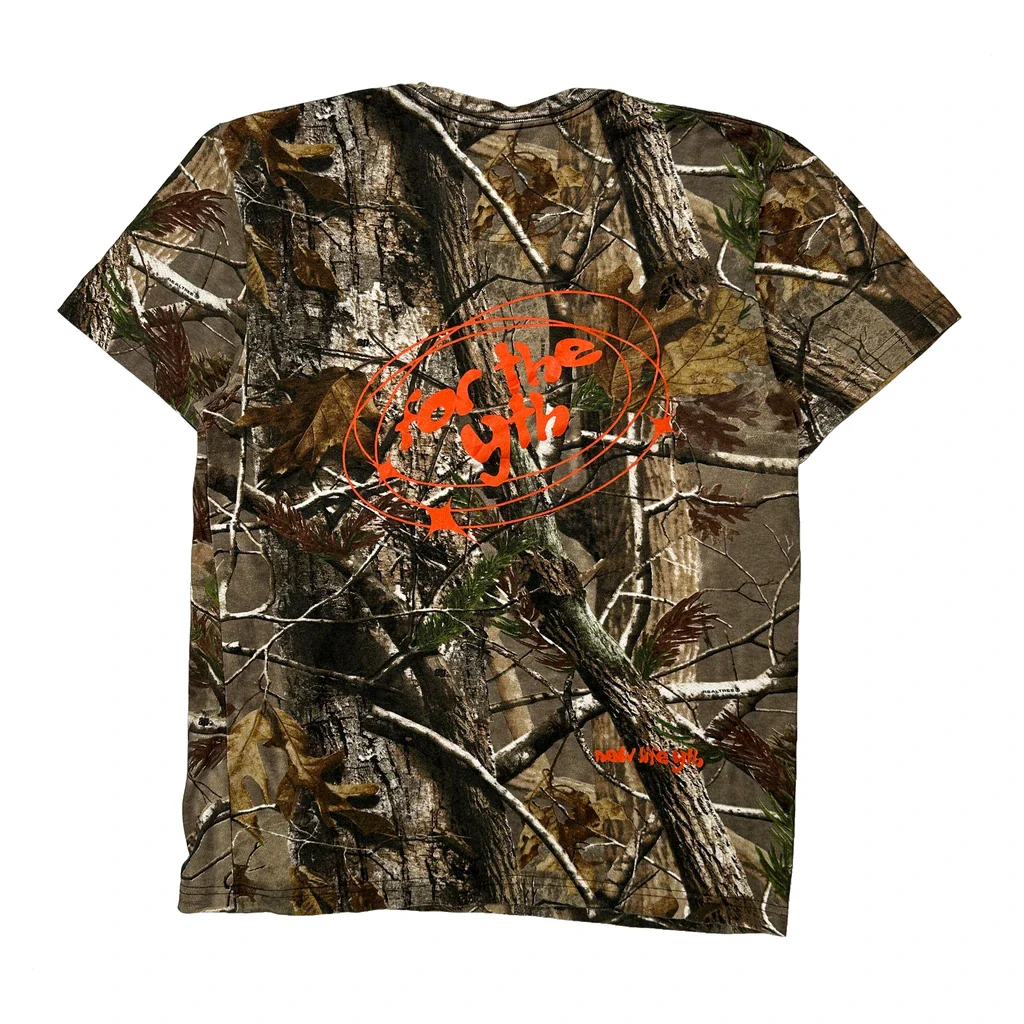 For The 9Th Realtree Camo T-Shirt - Medium Camo Cotton - Image 2