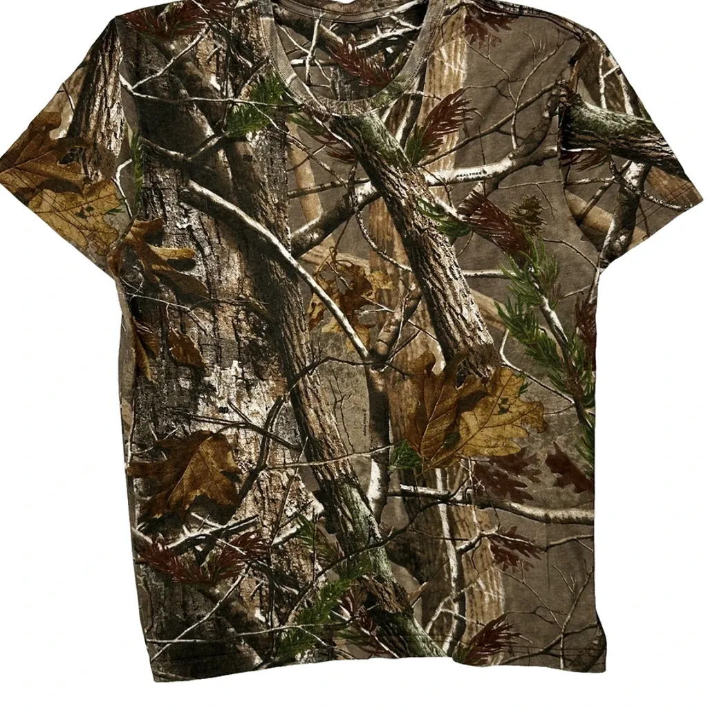 For The 9Th Realtree Camo T-Shirt - Medium Camo Cotton - Image 4