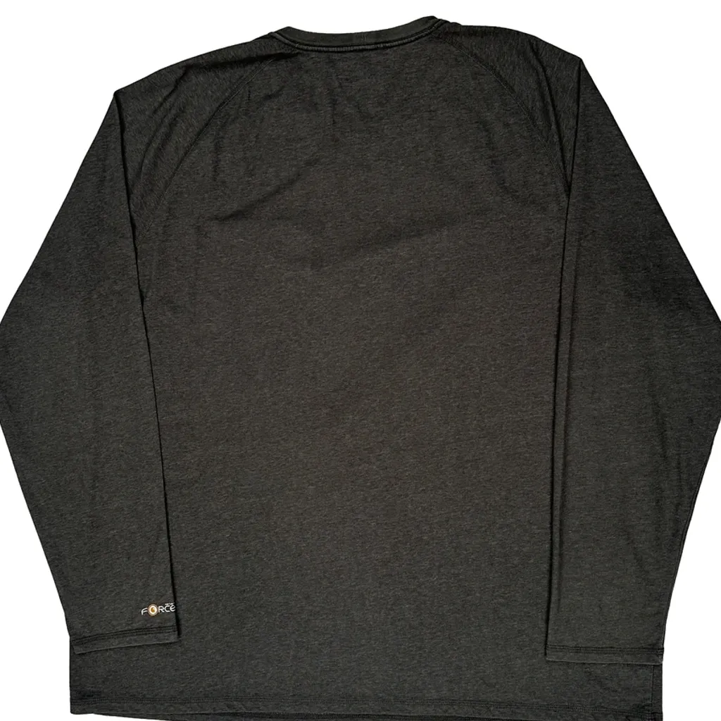 Force Carhartt Long Sleeve T-Shirt - 2XL Grey Polyester - Image 7