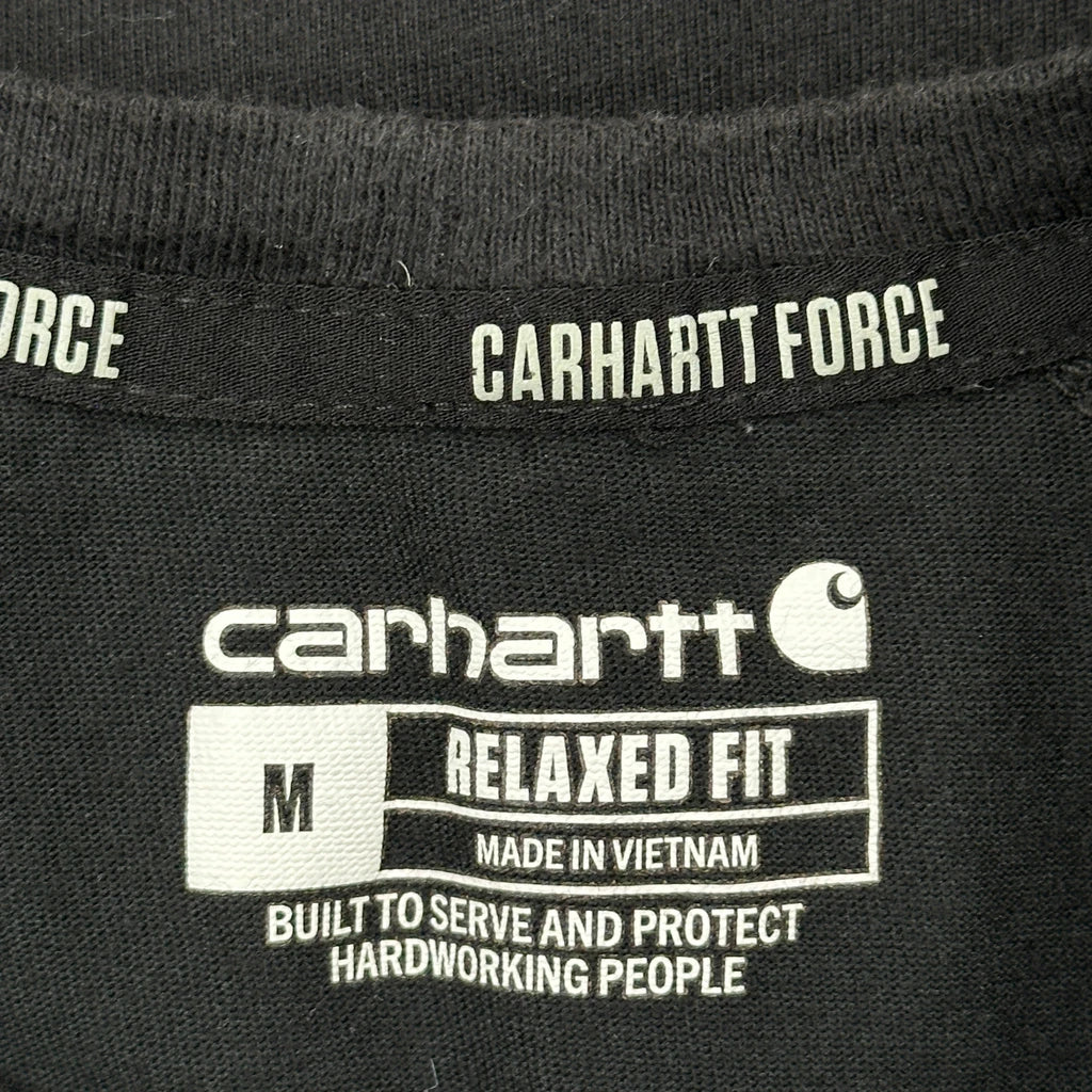 Force Carhartt T-Shirt - Medium Black Cotton - Image 3
