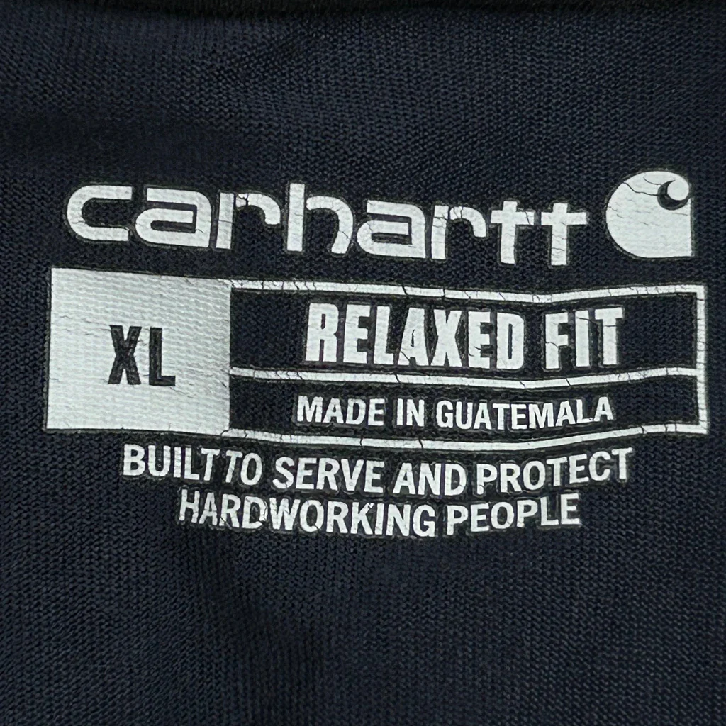Force Carhartt T-Shirt - XL Black Cotton - Image 3