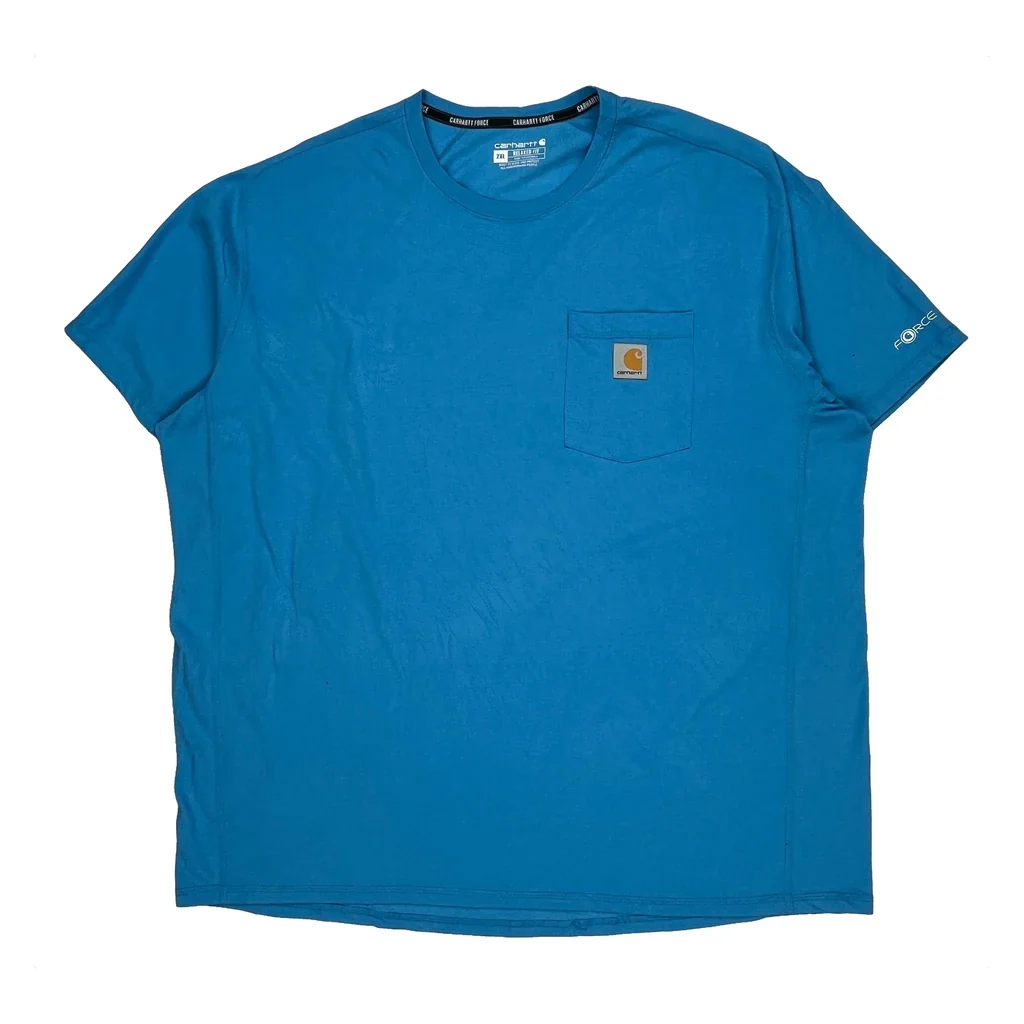 Force Carhartt T-Shirt - 2XL Blue Cotton