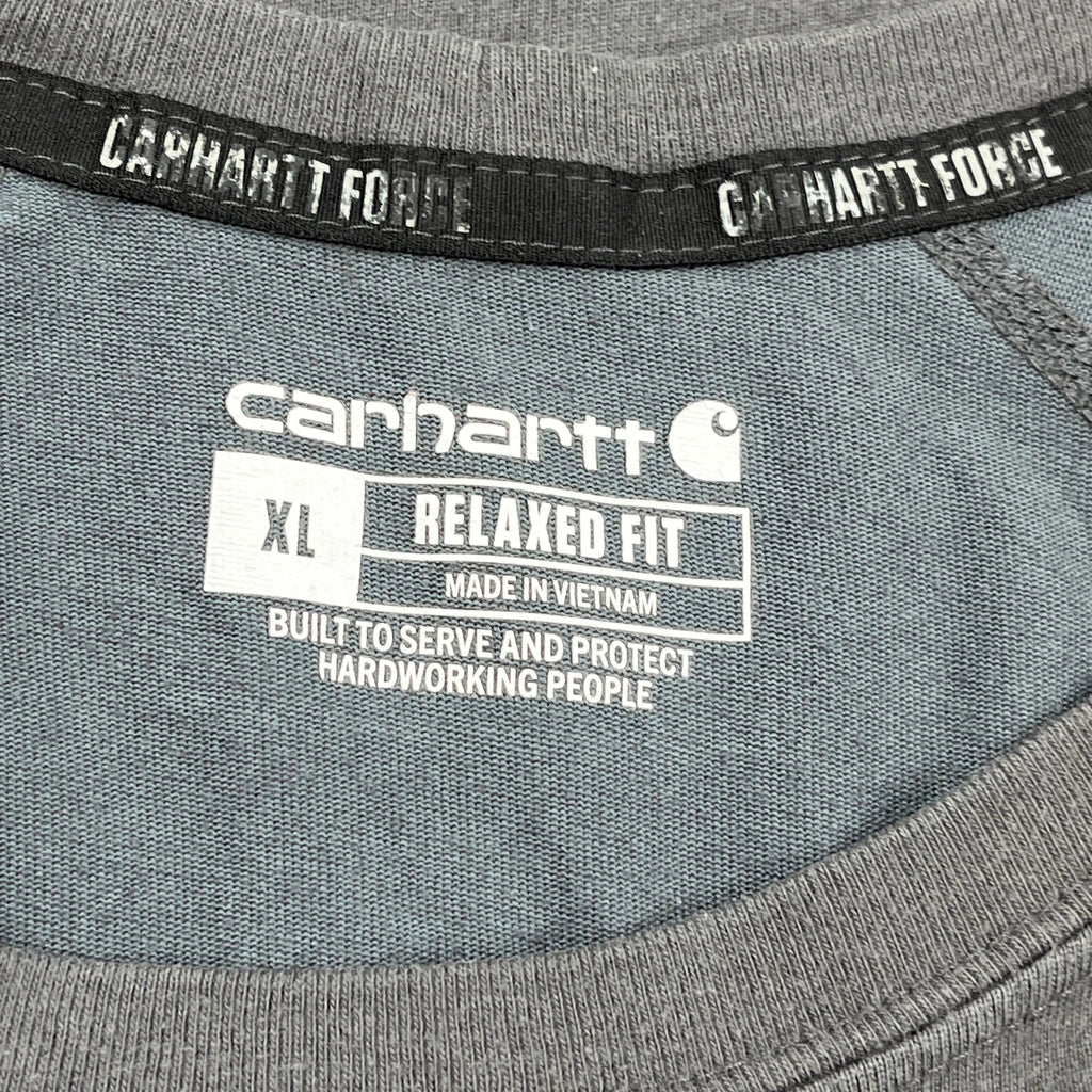 Force Carhartt T-Shirt - XL Gray Cotton - Image 3