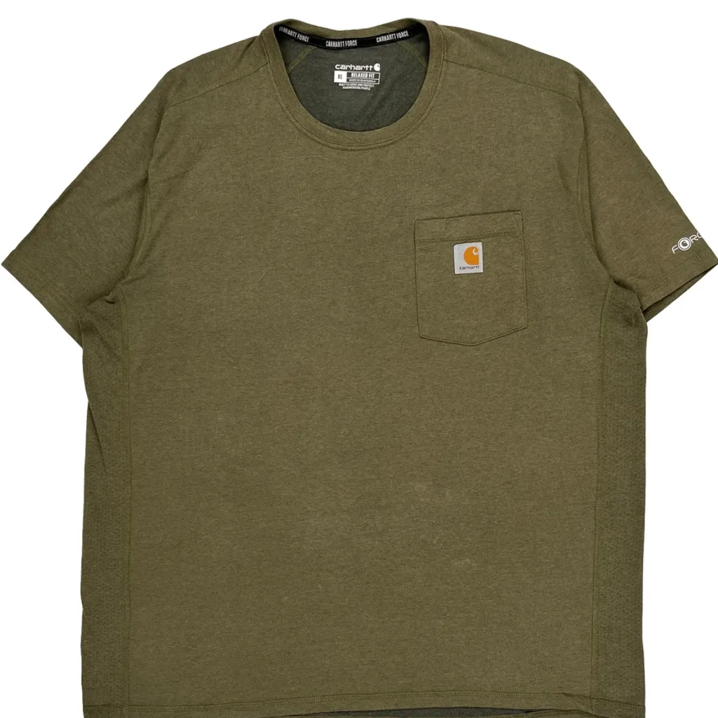 Force Carhartt T-Shirt - XL Green Cotton - Image 4