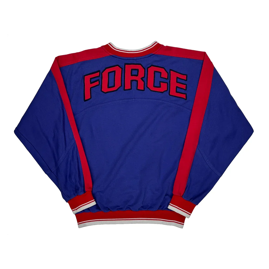 Force Nike Basketball Sweatshirt - Medium Blue Cotton Blend - Image 2