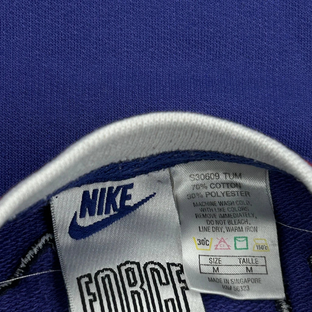 Force Nike Basketball Sweatshirt - Medium Blue Cotton Blend - Image 3