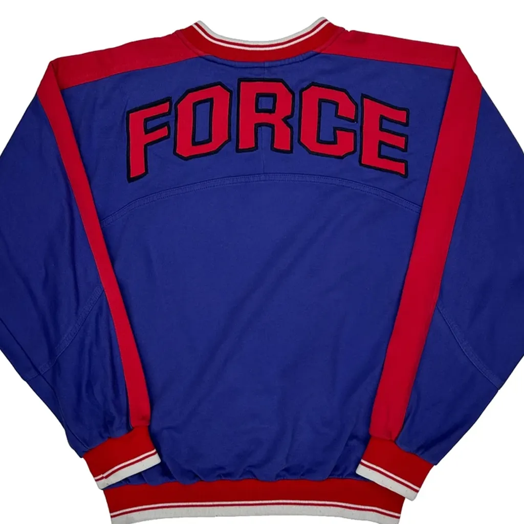 Force Nike Basketball Sweatshirt - Medium Blue Cotton Blend - Image 6