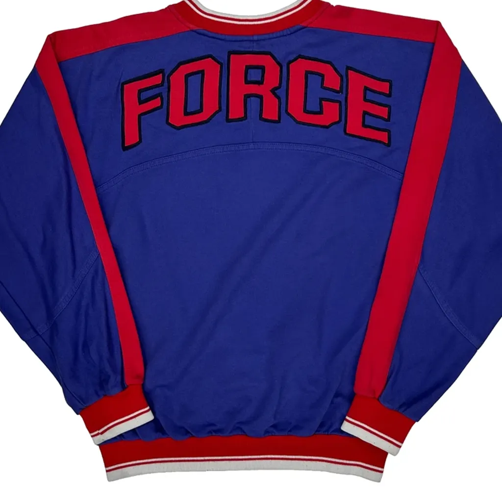 Force Nike Basketball Sweatshirt - Medium Blue Cotton Blend - Image 7