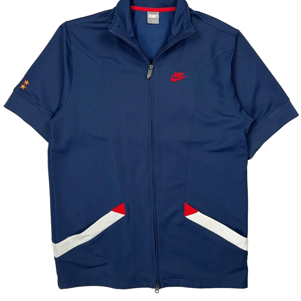 Force Nike Track Jacket - Medium Blue Polyester - Image 4