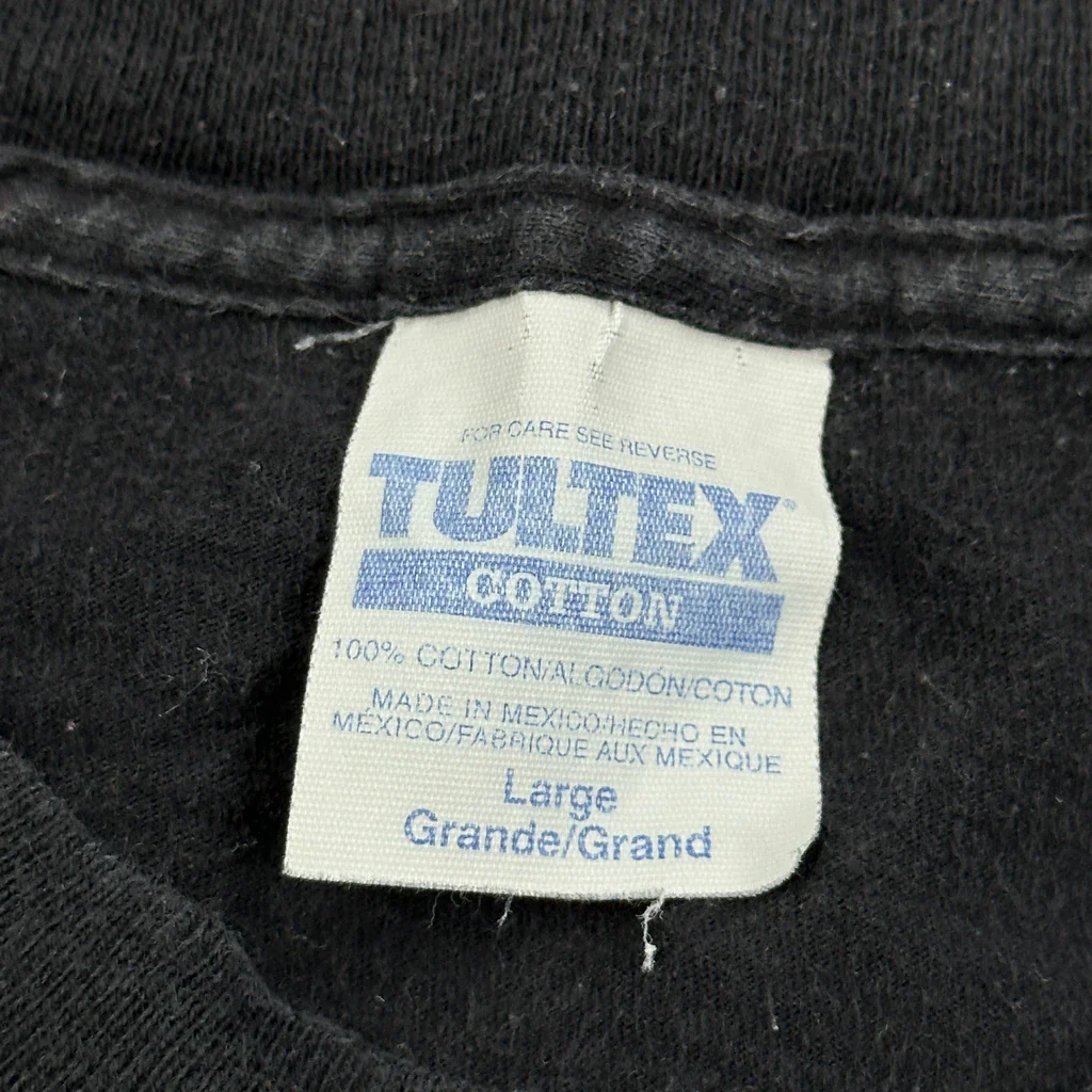 Forever Free Tultex Graphic T-Shirt - Large Black Cotton - Image 3