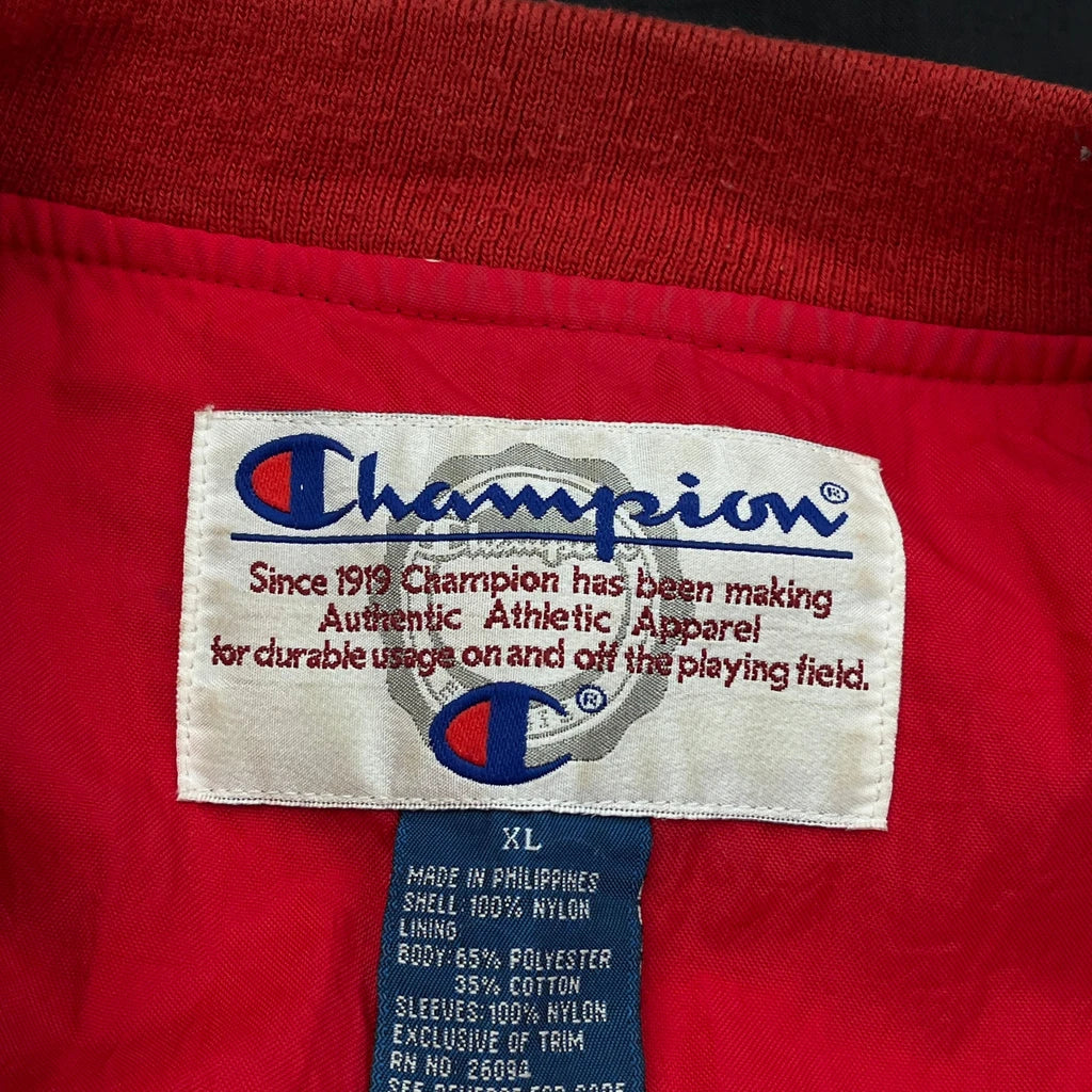 Fort Atkinson Blackhawks Champion Varsity Jacket - XL Black Nylon - Image 3