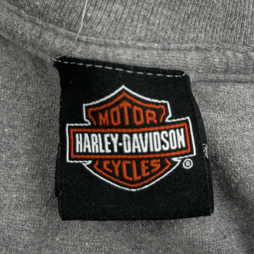 Fox Harley-Davidson Harley Davidson Graphic T-Shirt - XL Grey Cotton - Image 4
