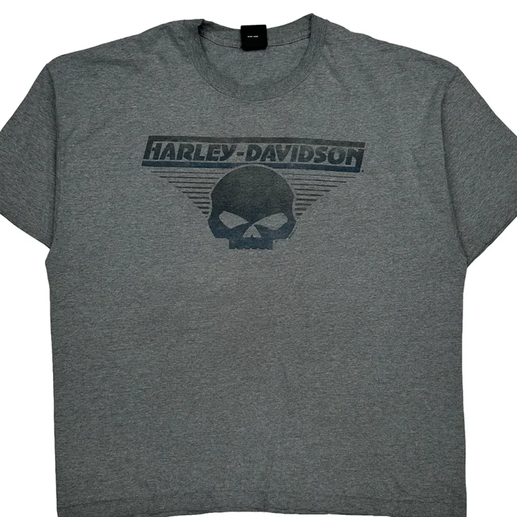 Fox Harley-Davidson Harley Davidson Graphic T-Shirt - XL Grey Cotton - Image 6