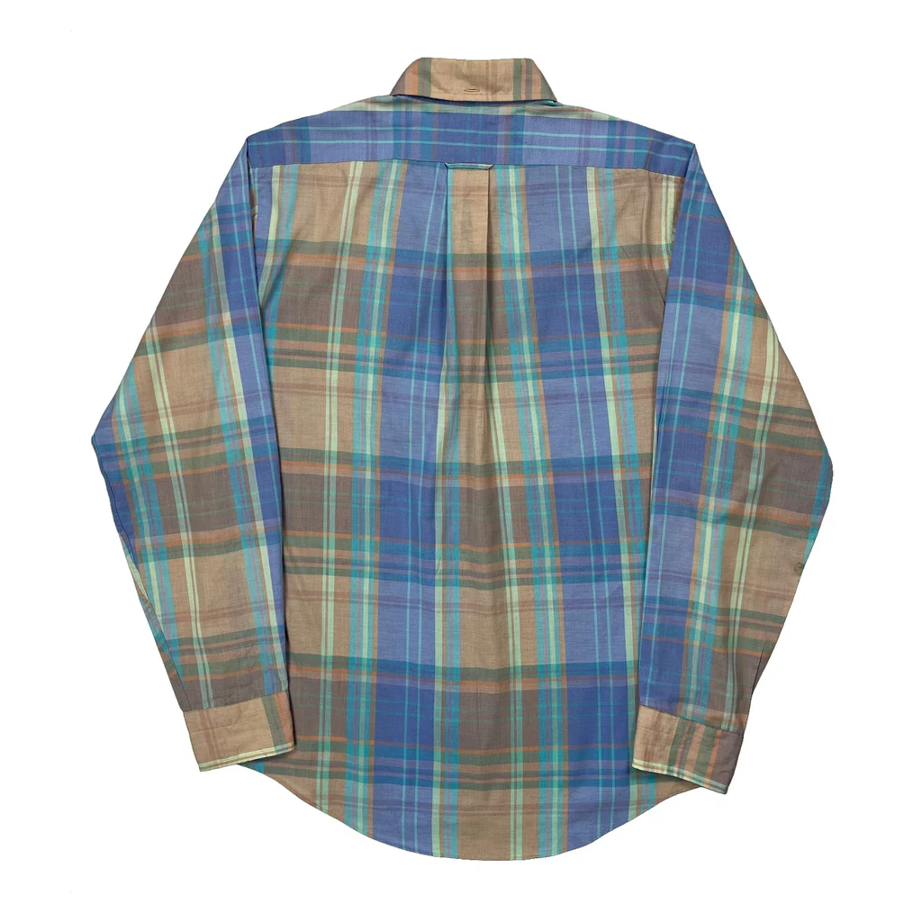 Foxhunt Plaid Gant Checked Shirt - Medium Multicoloured Cotton Blend - Image 2