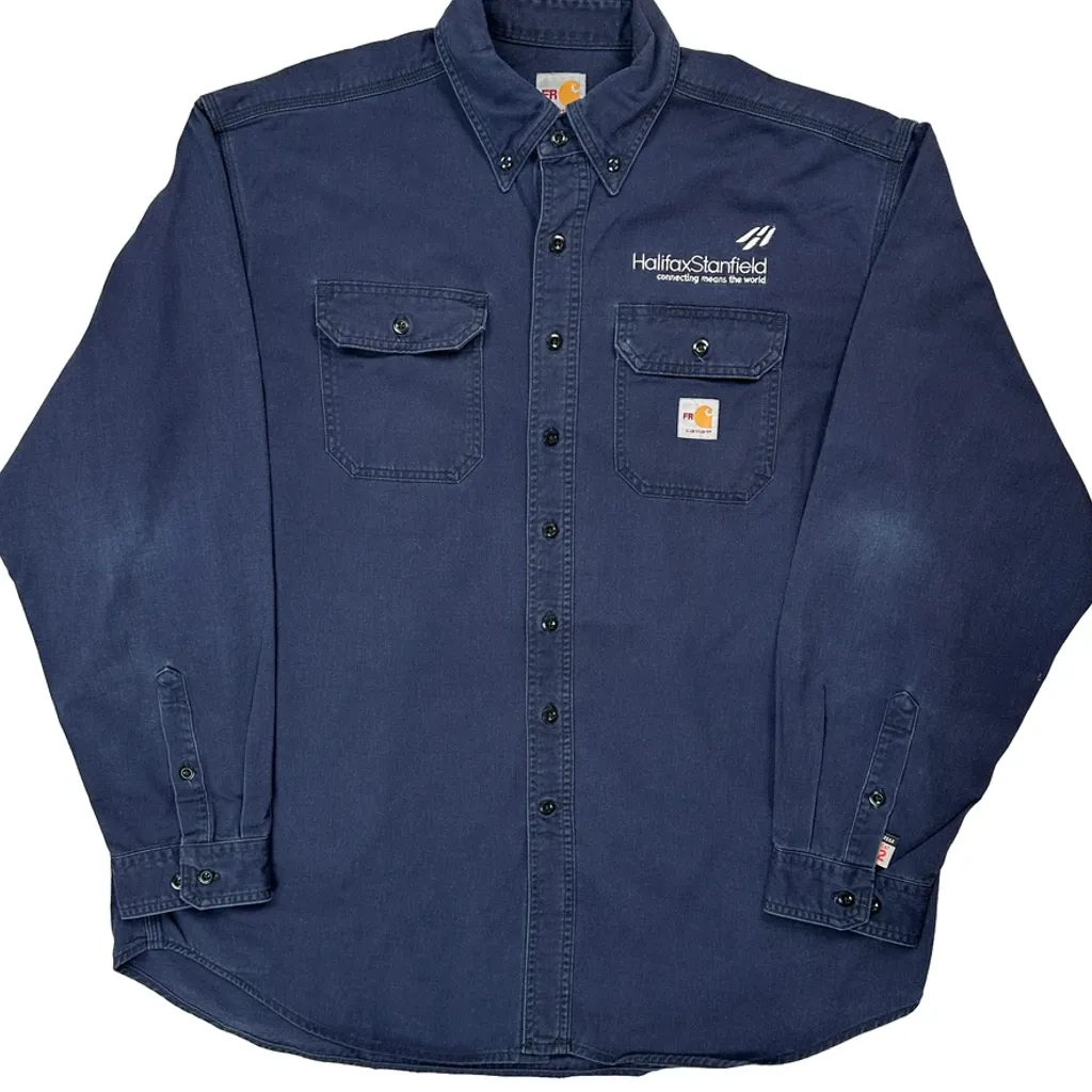Fr Carhartt Shirt - XL Blue Cotton - Image 5