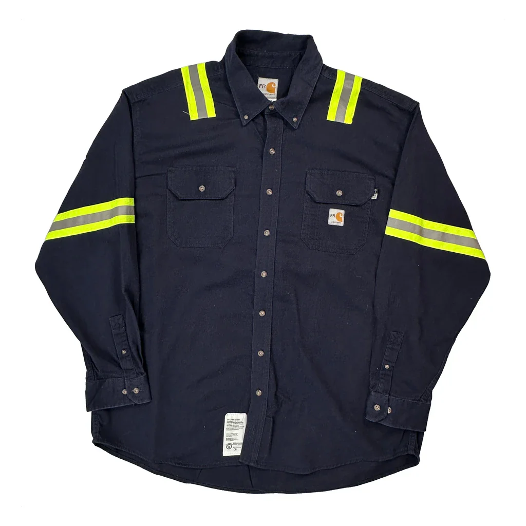 Fr Carhartt Shirt - 2XL Navy Cotton