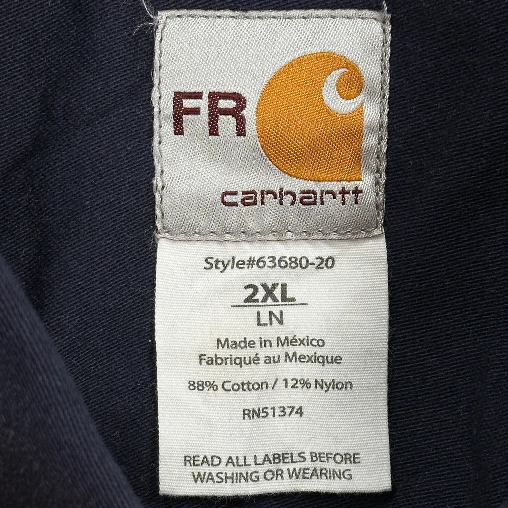 Fr Carhartt Shirt - 2XL Navy Cotton - Image 3