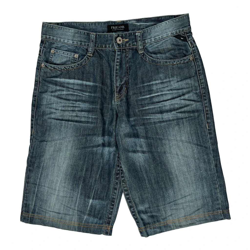 Fr Jeans Denim Shorts - 34W 12L Blue Denim - Image 2