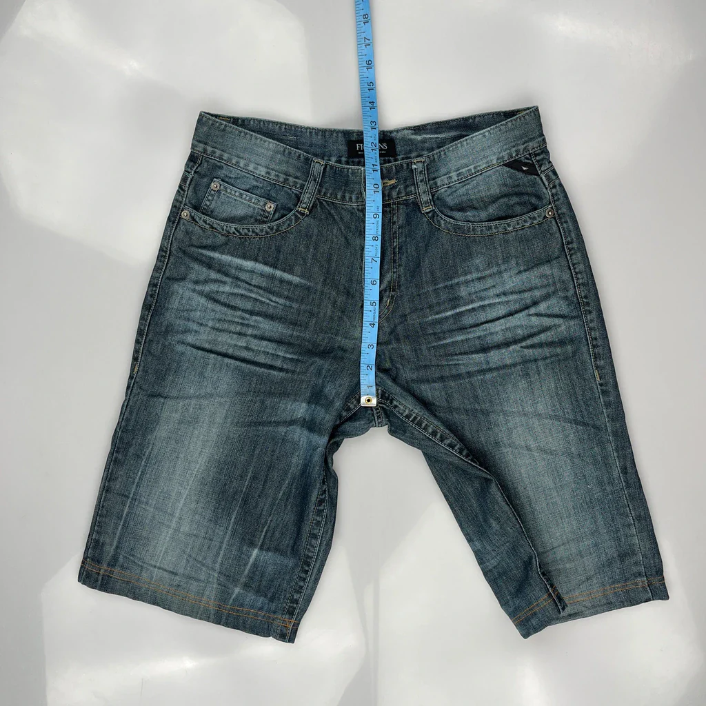 Fr Jeans Denim Shorts - 34W 12L Blue Denim - Image 4