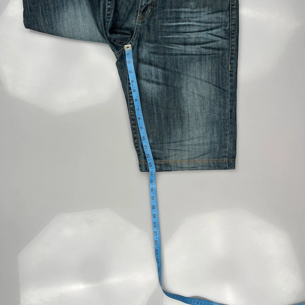 Fr Jeans Denim Shorts - 34W 12L Blue Denim - Image 5
