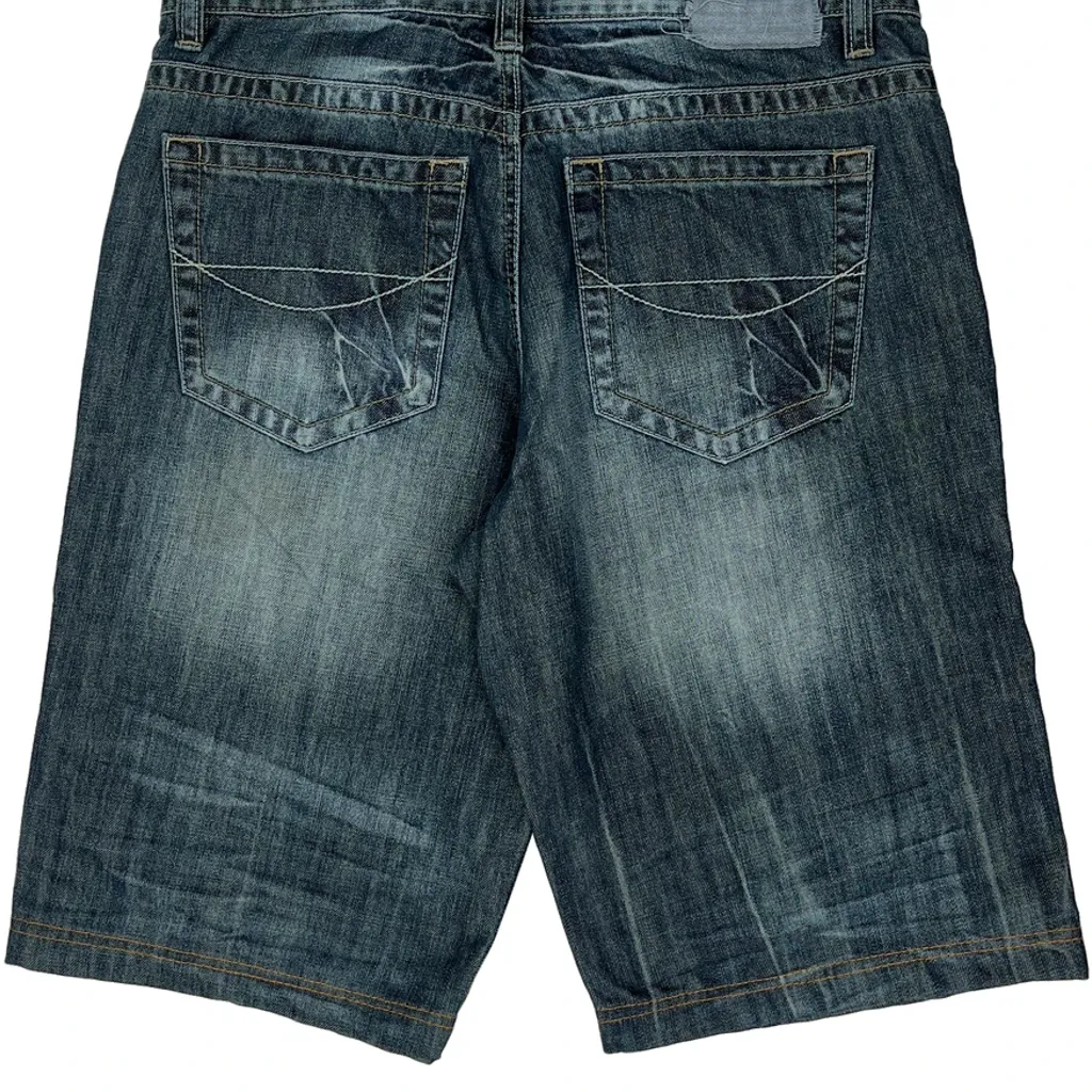 Fr Jeans Denim Shorts - 34W 12L Blue Denim - Image 7